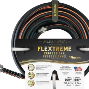Flexon Flextreme Pro Rubber Garden Hose 5/8