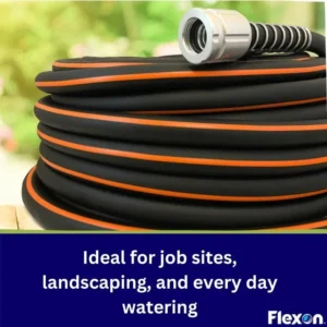 Flexon Flextreme Pro Rubber Garden Hose 5/8